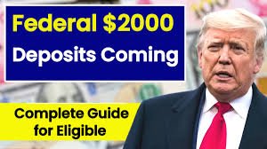 Federal $2,000 Deposits Start January 2026