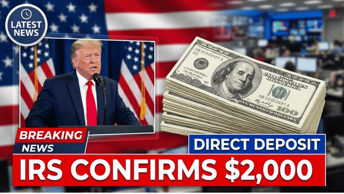 IRS $2,000 Direct Deposit January 2026